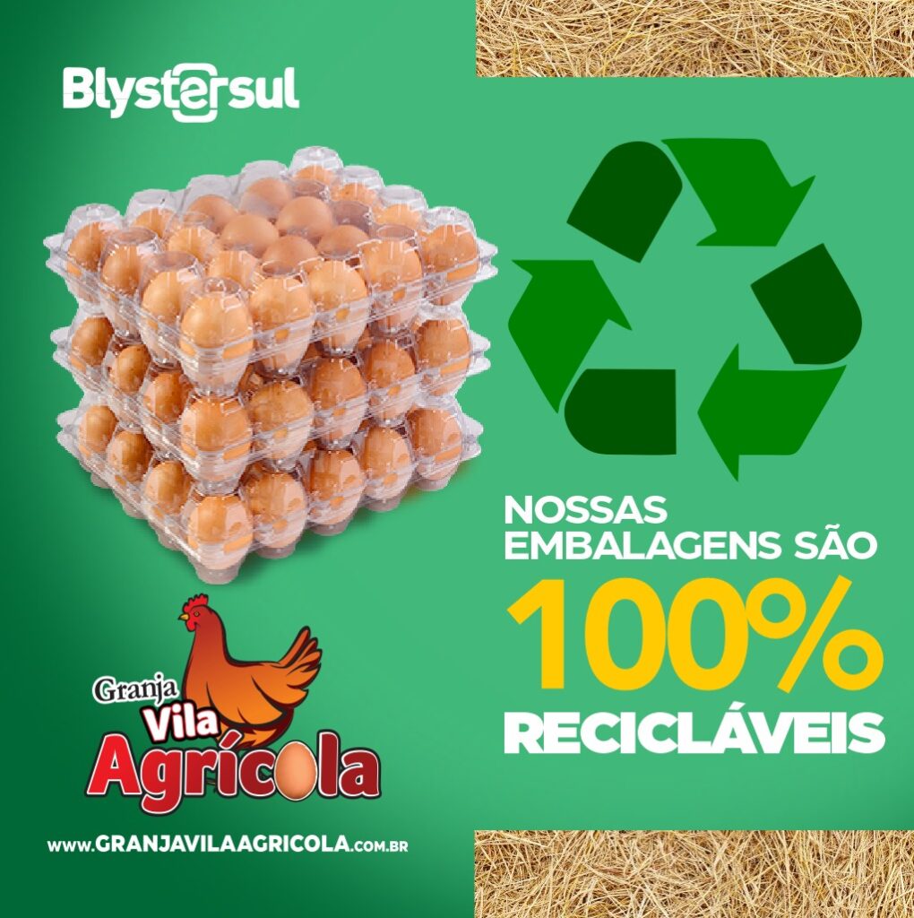 100% Pensando no Planta - Embalagens Recicláveis é nossa Responsabilidade. Blystersu